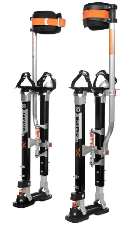 Sur-Pro SP Quadlock Single Pole Magnesium Drywall Stilts 18-30" Medium 