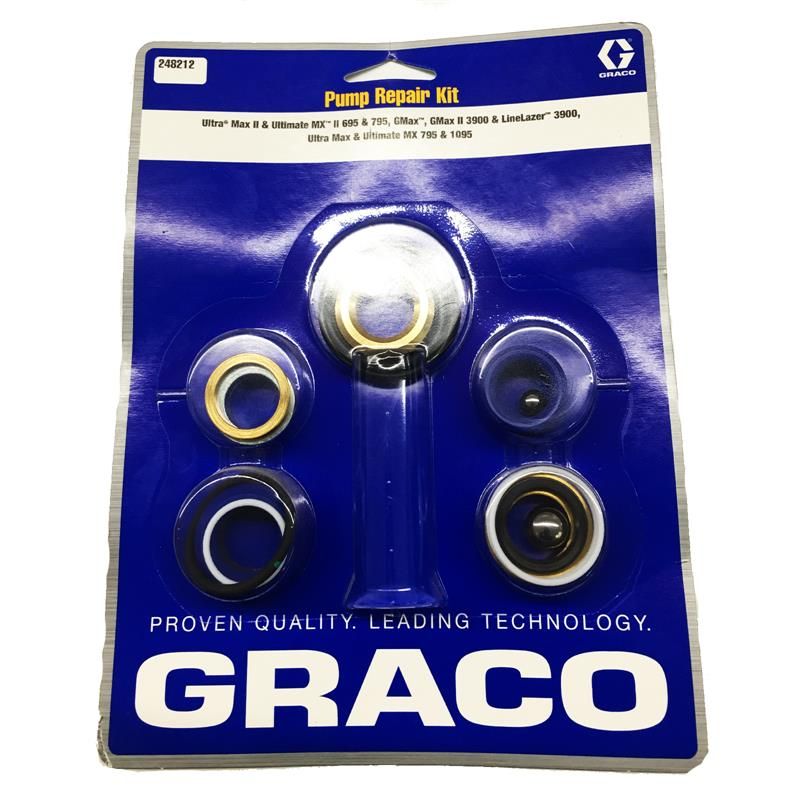 Graco Airless Pump Repair Packing Kit 248212 Linelazer 3900