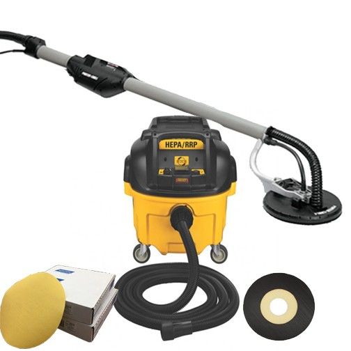Porter Cable 7800 Professional Drywall Sanding System W Dewalt Vacuum Discs Al S Taping Tools - What Is The Best Sander For Drywall