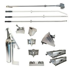 Platinum Drywall Finishing Set w/ 2 Angle Heads and Nail Spotters